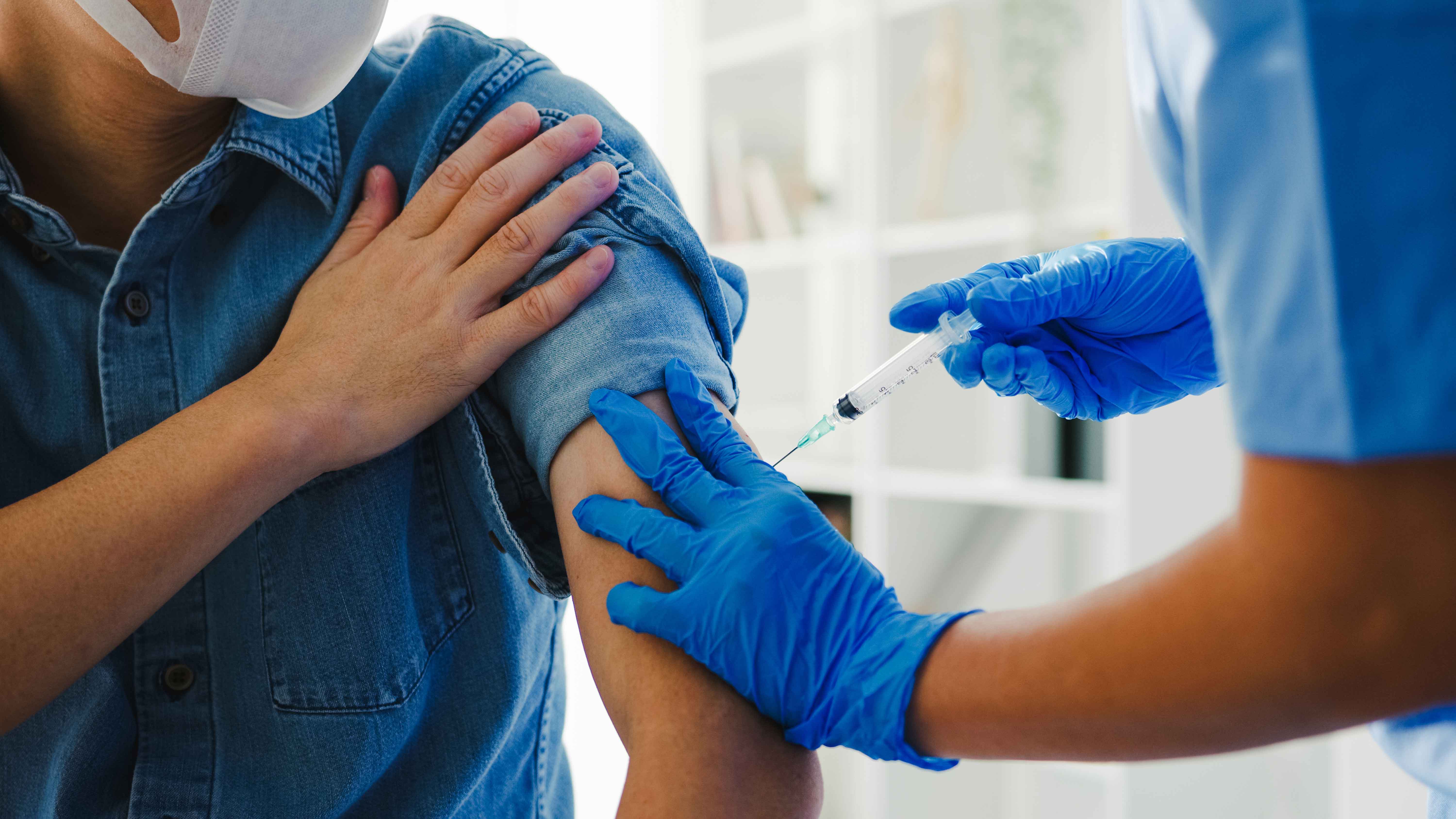 Vaccination of a Man